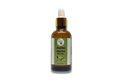 Olio di Jojoba 50 ml in flacone contagocce in vetro ambrato con tappo dorato ed etichetta verde